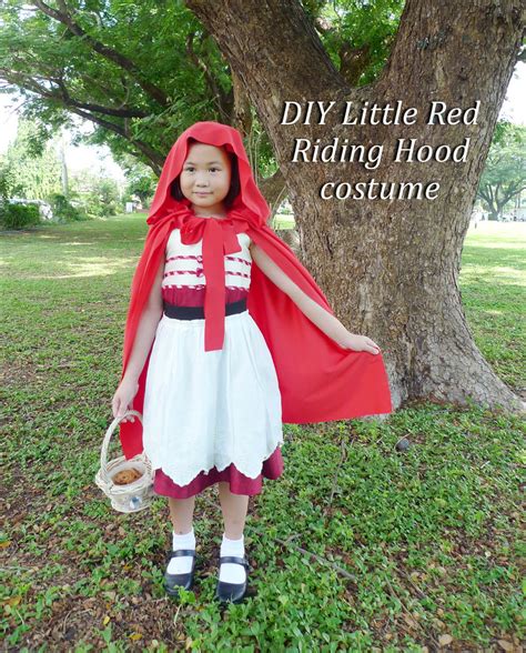 easy little red riding hood costume diy|red riding hood costume walmart.